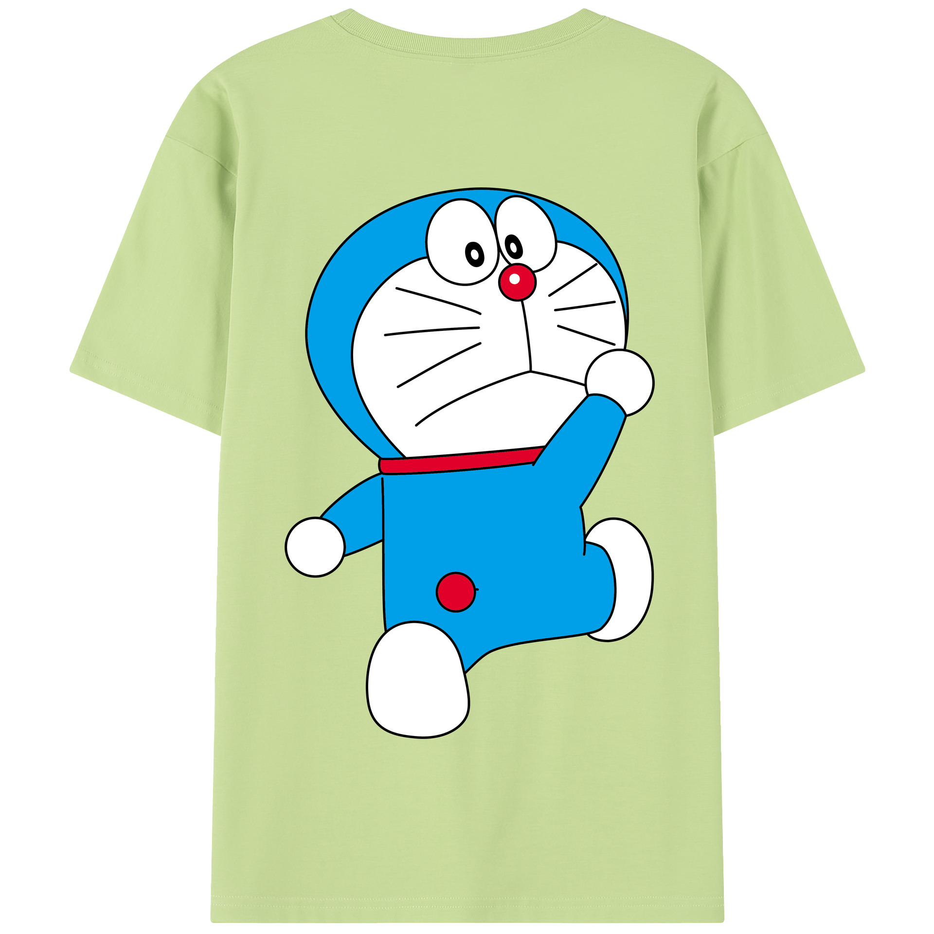 （画像用） ドラえもん Doraemon 綿100％半袖Tシャツ（背面プリント）